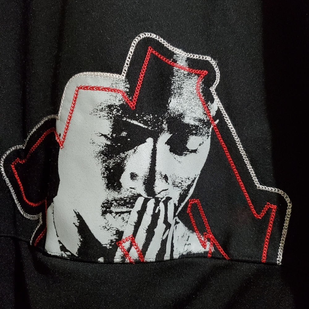 Makaveli branded zip up jacket